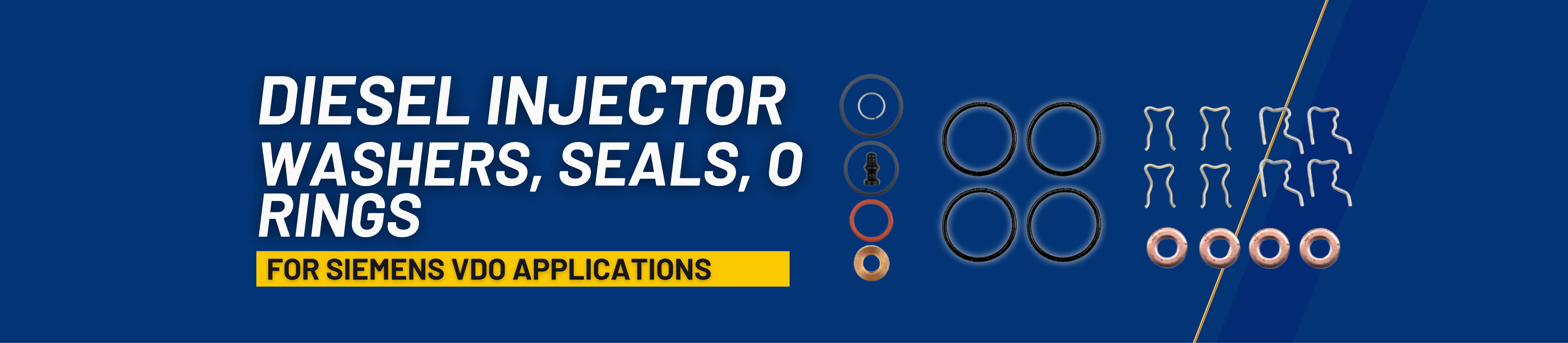 Diesel Injector Stretch Bolts Washers O Rings & Seals For Siemens Applications