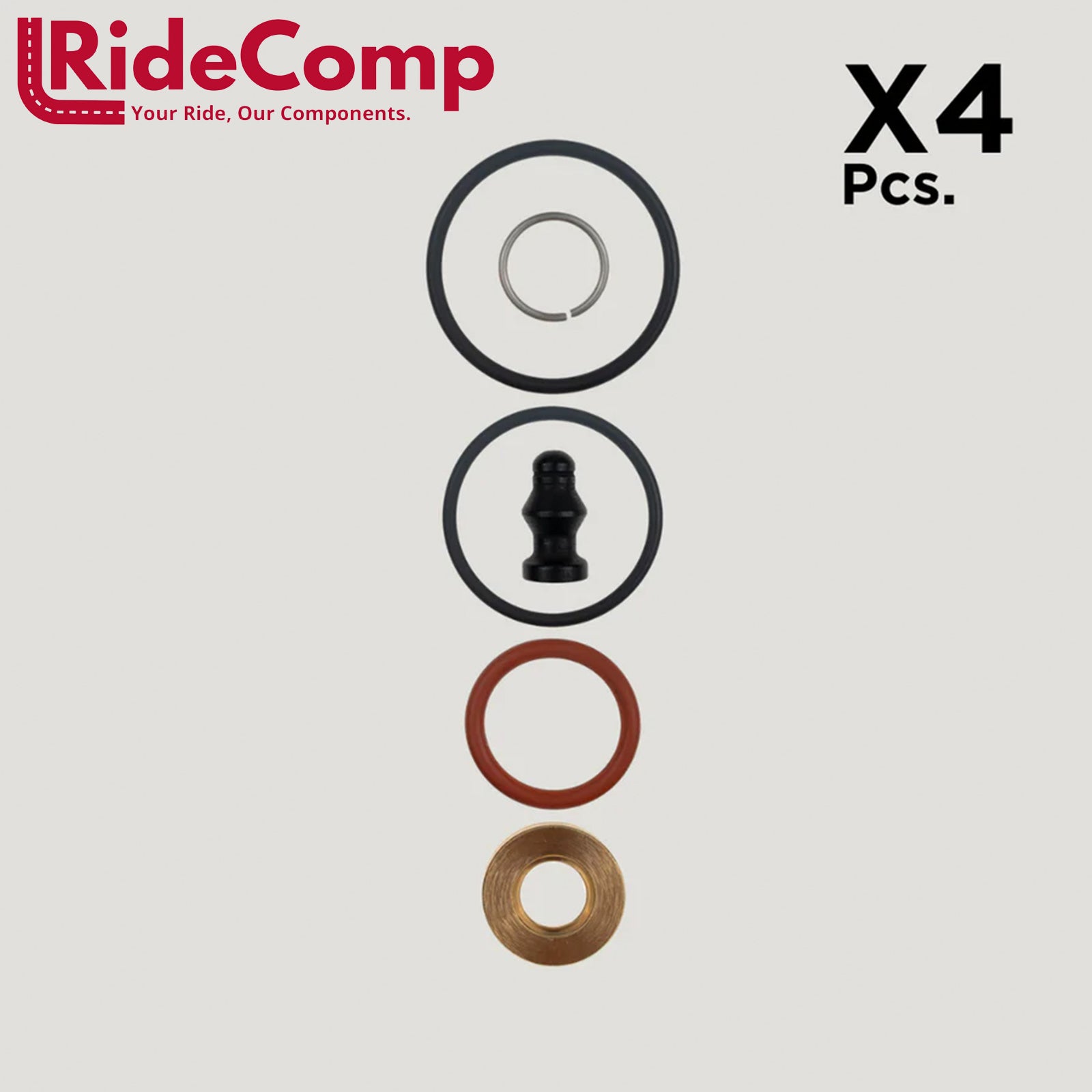 X4 SEALING SET BOSCH PDE UNIT VW 1.9 TD